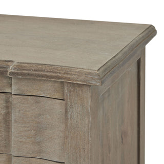 Copgrove 3 Drawer Bedside Table, Solid Wood