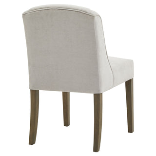 Compton Grey Dining Chair, Ruberwood Frame