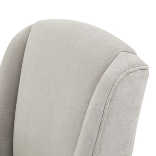 Compton Grey Dining Chair, Ruberwood Frame