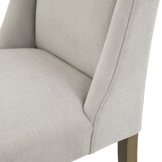 Compton Grey Dining Chair, Ruberwood Frame