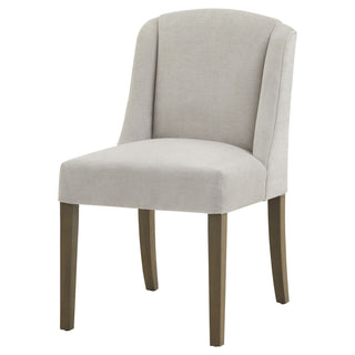Compton Grey Dining Chair, Ruberwood Frame