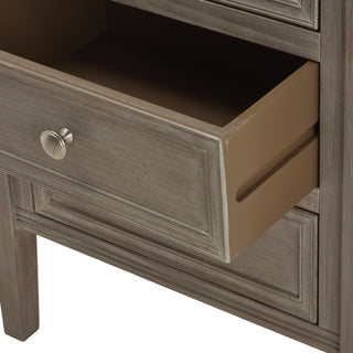 Serene Three Drawer Bedside Table