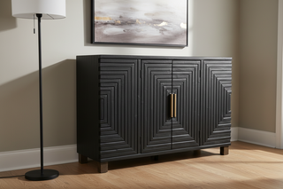 Lennox Black 2 Door Sideboard