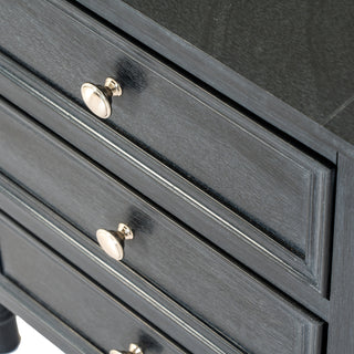 Contour Solid Wood 3 Drawer Bedside Table