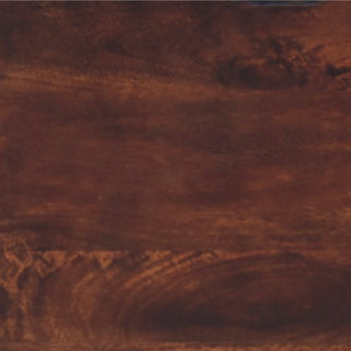 Solid Mango Wood Double Bed in Walnut Finish