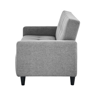 Alfie 3 Seater Grey Linen Storage Sofabed