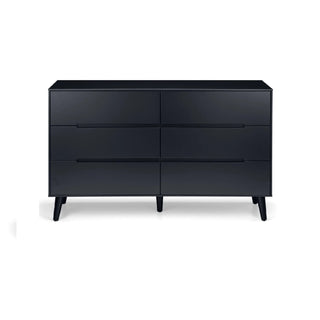 Alicia 6 Drawer Wide Chest – Matt Anthracite