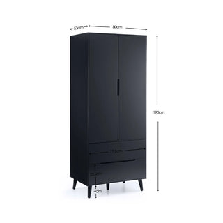 Alicia Combination Wardrobe - Anthracite