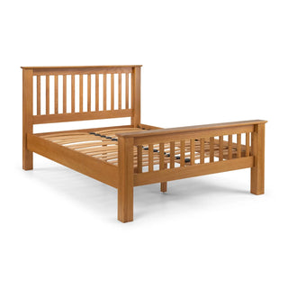 Amsterdam Oak Wood Bed