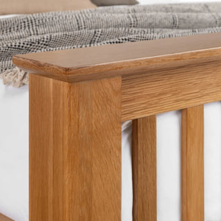 Amsterdam Oak Wood Bed
