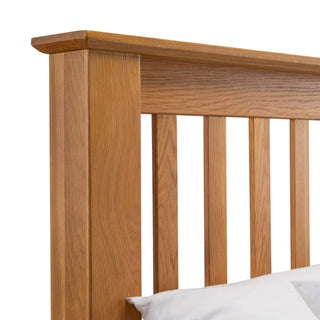 Amsterdam Oak Wood Bed