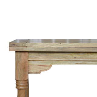 Solid Mango Wood Extendable Dining Table - Granary Royale
