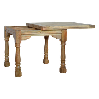Solid Mango Wood Extendable Dining Table - Granary Royale