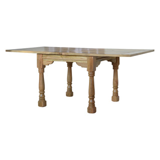 Solid Mango Wood Extendable Dining Table - Granary Royale