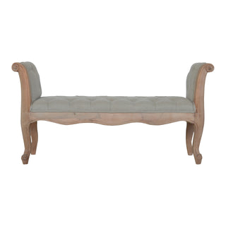 Mud Linen Bench French Bench