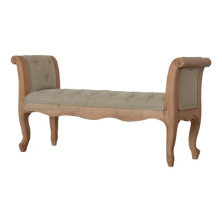 Mud Linen Bench French Bench