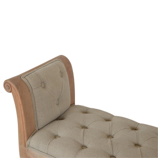 Mud Linen Bench French Bench