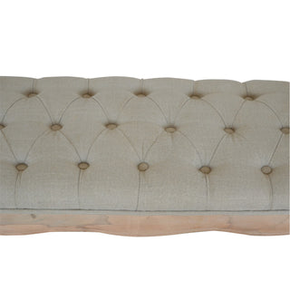 Mud Linen Bench French Bench