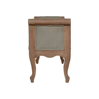 Mud Linen Bench French Bench