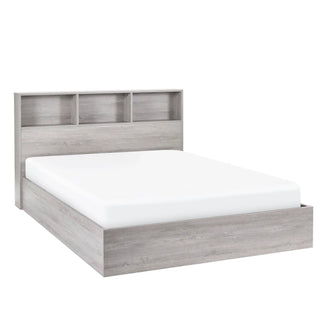 Bali Lift-Up Ottoman Storage Bed, Grey Oak