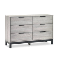 Bali 6 Drawer Wide Chest – Grey Oak