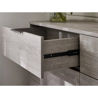 Bali 6 Drawer Wide Chest – Grey Oak