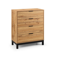 Bali 4 Drawer Chest - Oak Finish