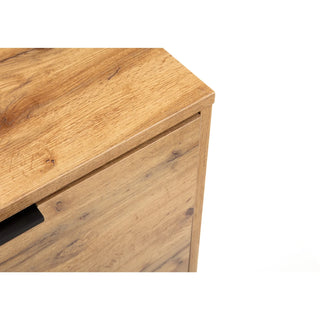Bali 6 Drawer Wide Chest – Oak Finish