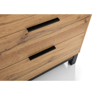 Bali 6 Drawer Wide Chest – Oak Finish