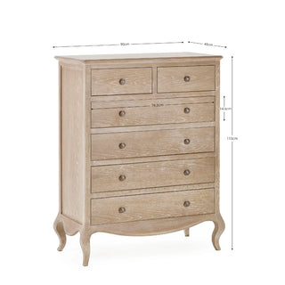 Camille Ready Assembled 4 + 2 Drawer Chest