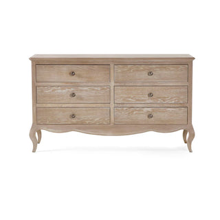 Camille Ready Assembled 6 Drawer Wide Chest