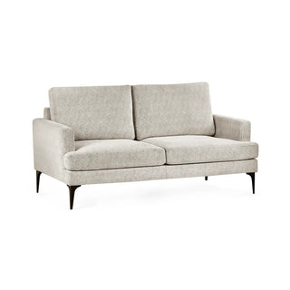 Carrera Oyster Cream Chenille 2-Seater Sofa
