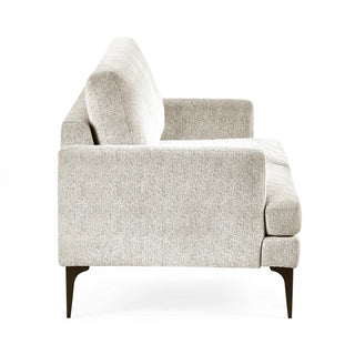 Carrera Oyster Cream Chenille 2-Seater Sofa