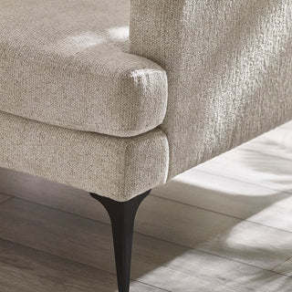 Carrera Oyster Cream Chenille 2-Seater Sofa