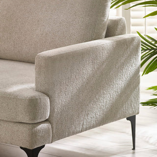 Carrera Oyster Cream Chenille 2-Seater Sofa