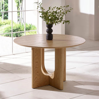 Cellini Solid Oak Round Dining Table