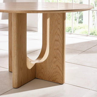 Cellini Solid Oak Round Dining Table