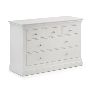 Clermont 4+3 Drawer Chest – White