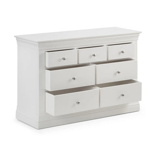Clermont 4+3 Drawer Chest – White
