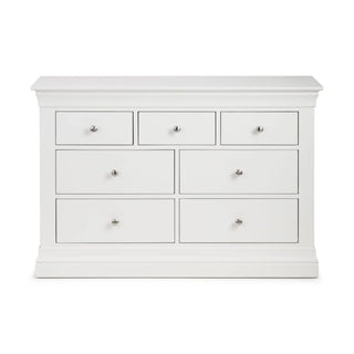 Clermont 4+3 Drawer Chest – White