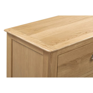 Cotswold 6 Drawer Wide Chest, Oak Wood