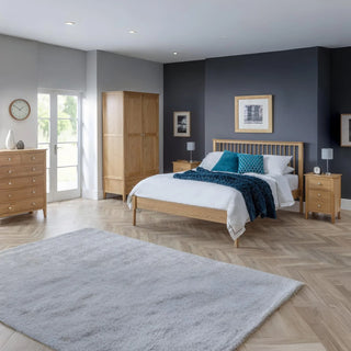 Cotswold 6 Drawer Wide Chest, Oak Wood