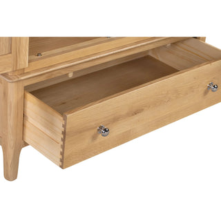 Cotswold 2 Door 1 Drawer Wardrobe - Oak Wood