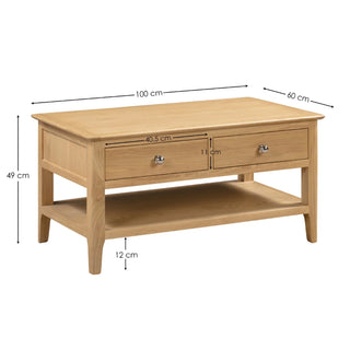 Cotswold Oak Coffee Table