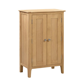 Cotswold Shoe Storage Cupboard, Oak Wood