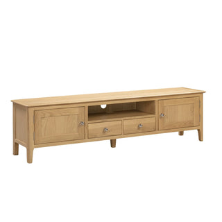 Cotswold Widescreen Tv Unit, Oak Wood