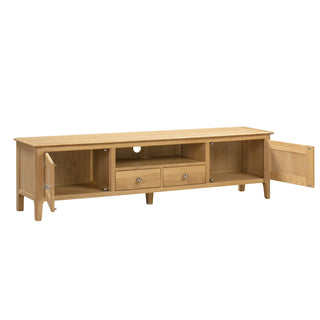 Cotswold Widescreen Tv Unit, Oak Wood