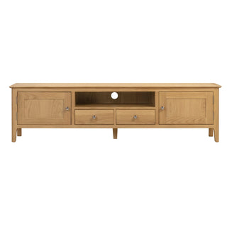 Cotswold Widescreen Tv Unit, Oak Wood