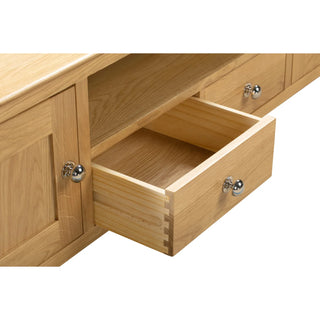 Cotswold Widescreen Tv Unit, Oak Wood