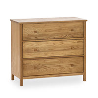Coxmoor 3 Drawer Wooden Chest in Oak finish